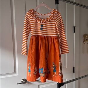 Eleanor Rose Striped Thanksgiving Dress